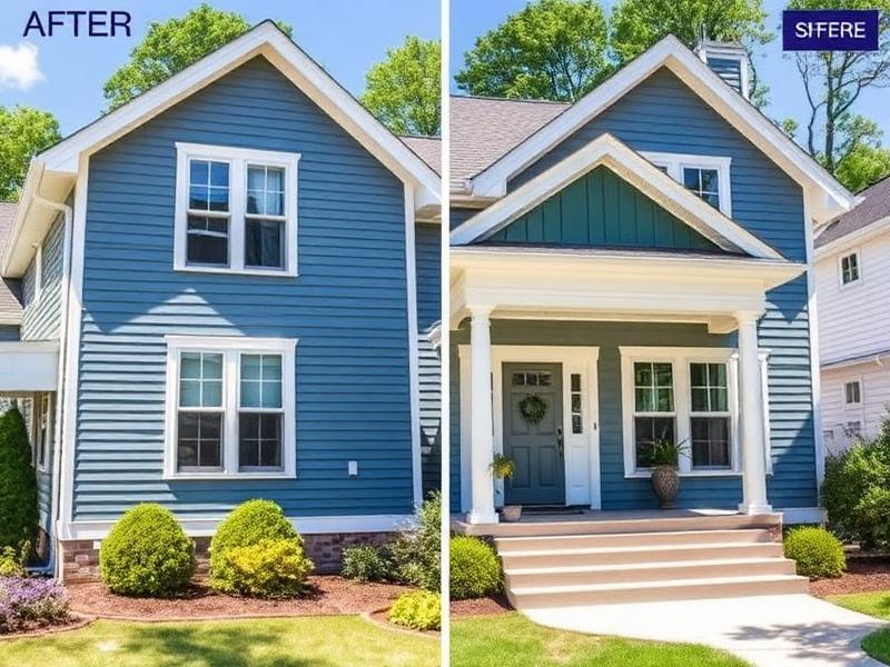 Full exterior repaint after