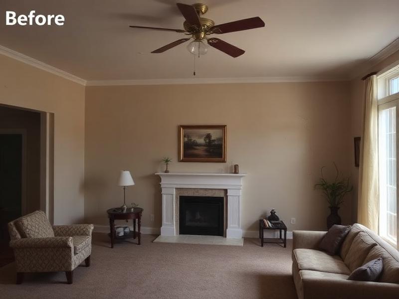 Living room refresh before